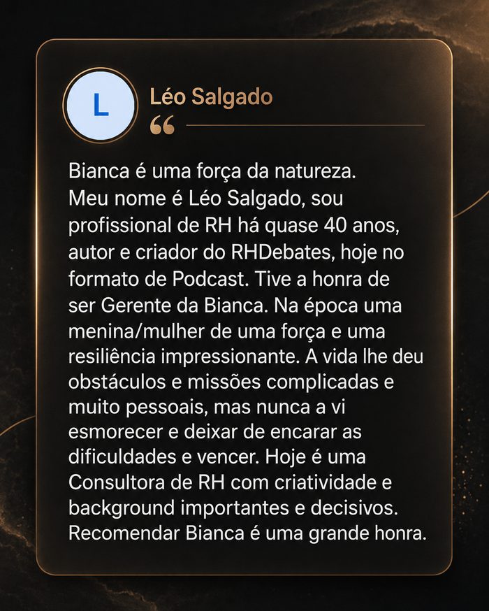 Depoimento — Léo Salgado